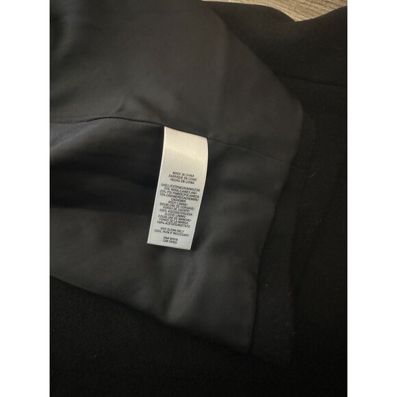 Bird by Juicy Couture Black Wool/Cashmere Puff Shoulder Double Breasted Coat S - Picture 12 of 12